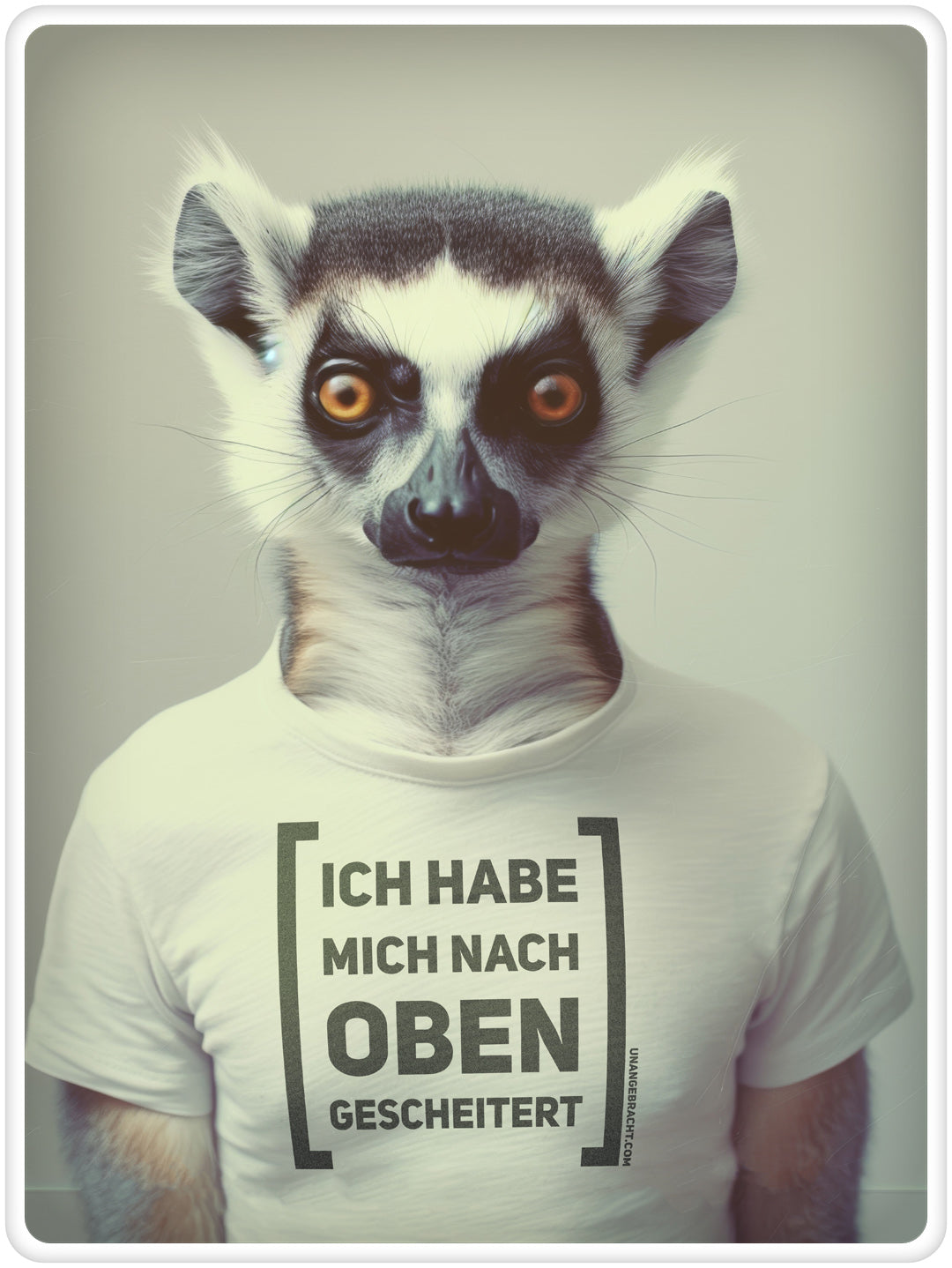 T-Shirt · Unisex · "Ich habe mich nach oben gescheitert" · Bella + Canvas 3001
