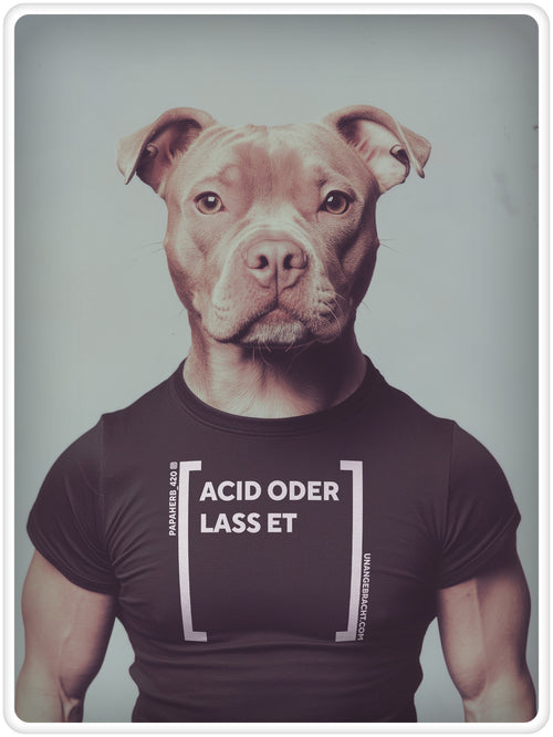 T-Shirt · Unisex · "Acid oder lass et" · Bella + Canvas 3001